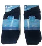 Kids Children Girls Boys Socks Cotton Rich Casual School Wear Unisex 6 Pairs Navy Blue