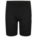 Stretch Cycling Cotton PE School Uniform Dance Gym Swim Shorts -Black For Girls Kids