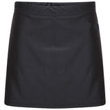 Girls Black Skort Skirt School Sports Outer Skirt and Base Layer Soft Stretch Fabric