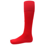 Football School Uniform  Socks 1 & 2 Pairs Unisex Youth Size 4-6 Soccer Hockey Rugby Knee High -Red